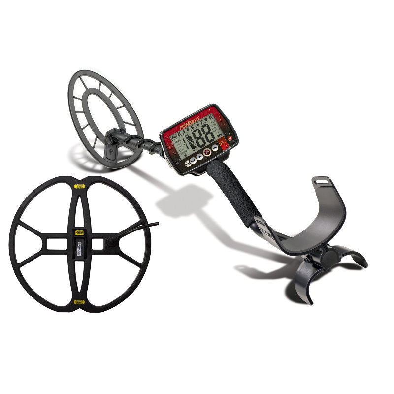 Metalldetektor Fisher F44 & CORS Strike Hochleistungsspule (Tiefenortungspaket)