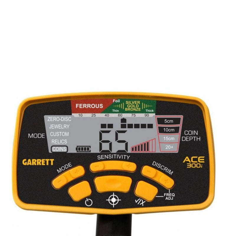 Garrett ACE 300i Metalldetektor & Pinpointer PRO-Pointer AT Display